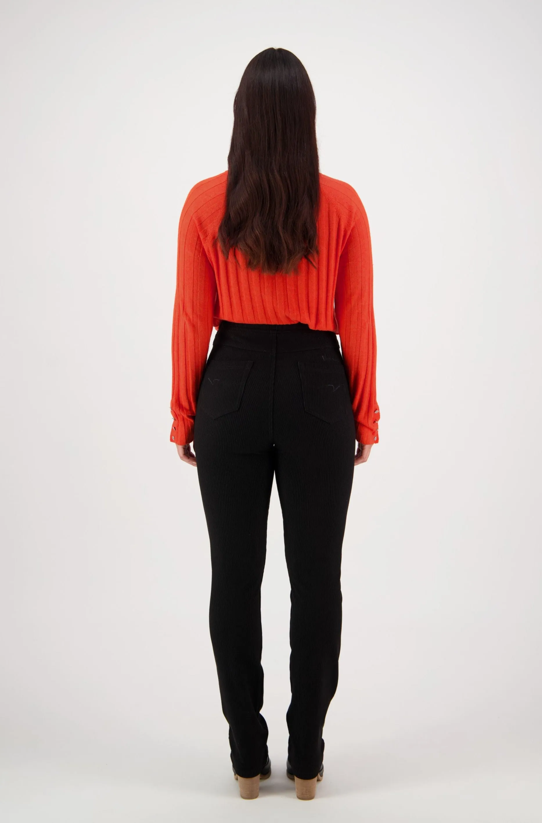 Slim Leg Full Length Cord Pull On - Plush