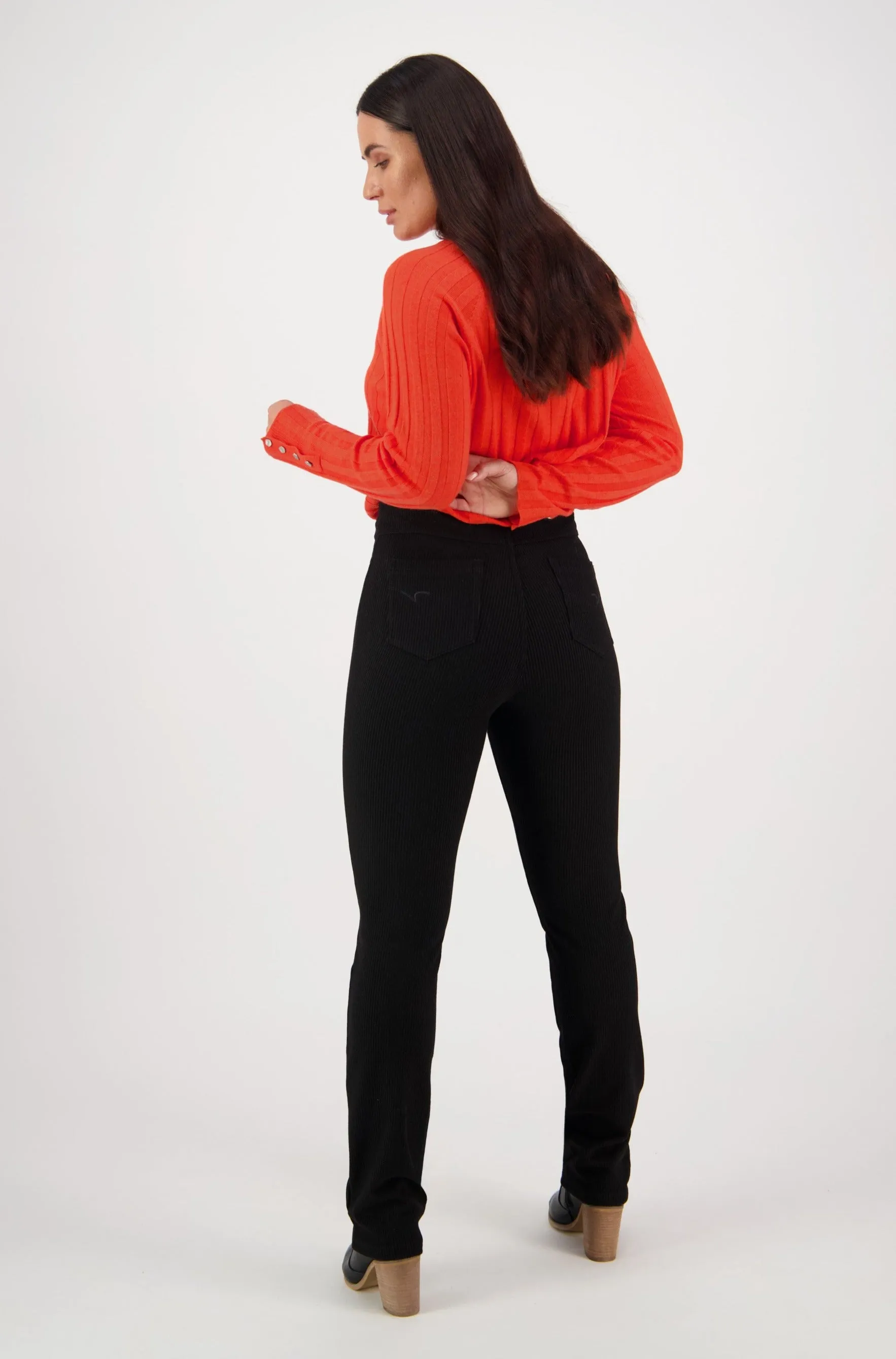 Slim Leg Full Length Cord Pull On - Plush