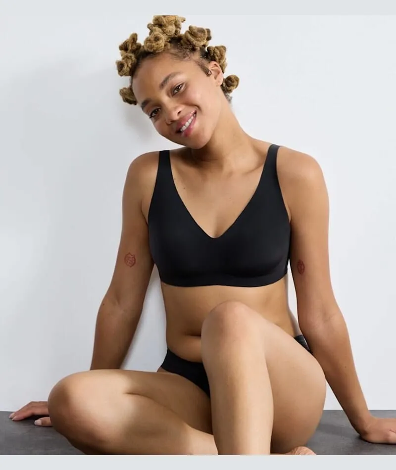Sloggi ZERO Feel 2.0 Wire-free Soft Bra - Black