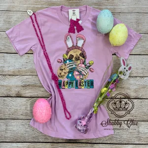 Sloth Happy Easter Tee