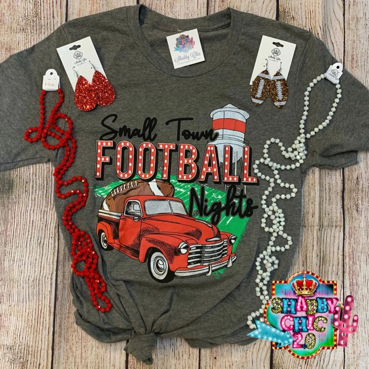 Small Town Football Nights Tee