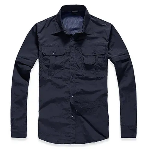 Smart Casual Convertible Long Sleeves Tops
