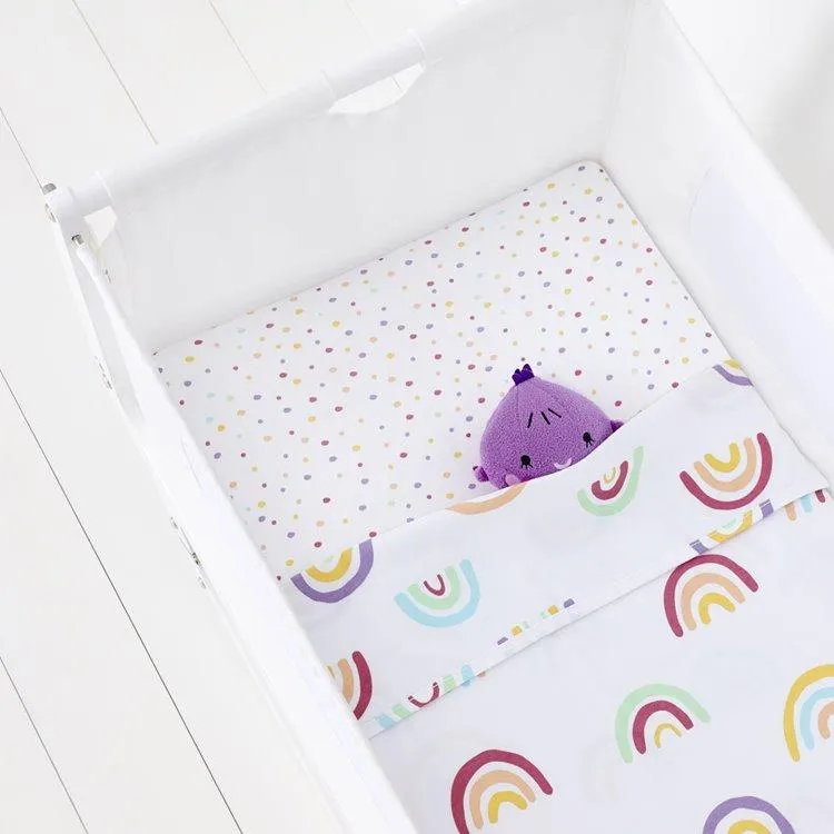 Snuz Crib 3pc Bedding Set – Colour Rainbow