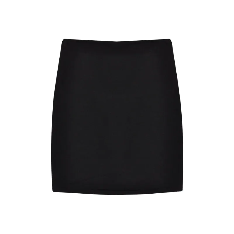 solid color tight skirt  KF83326