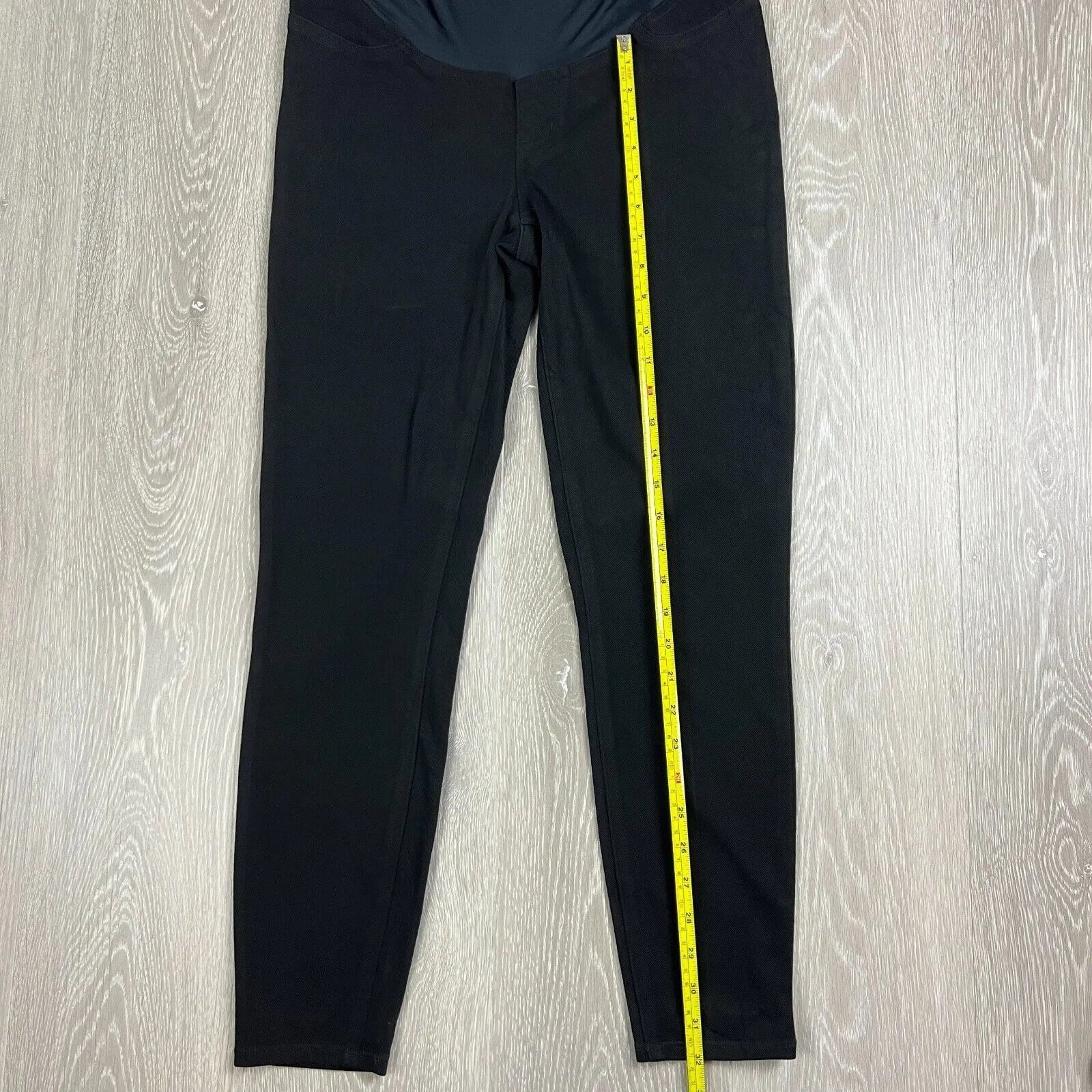 SPANX Pants Jeggings Womens Large 16 - 18 Black Skinny Maternity Casual Stretch