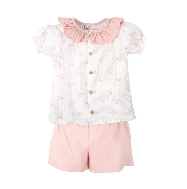 SS25 Babidu - Pink Print Pyjama Set