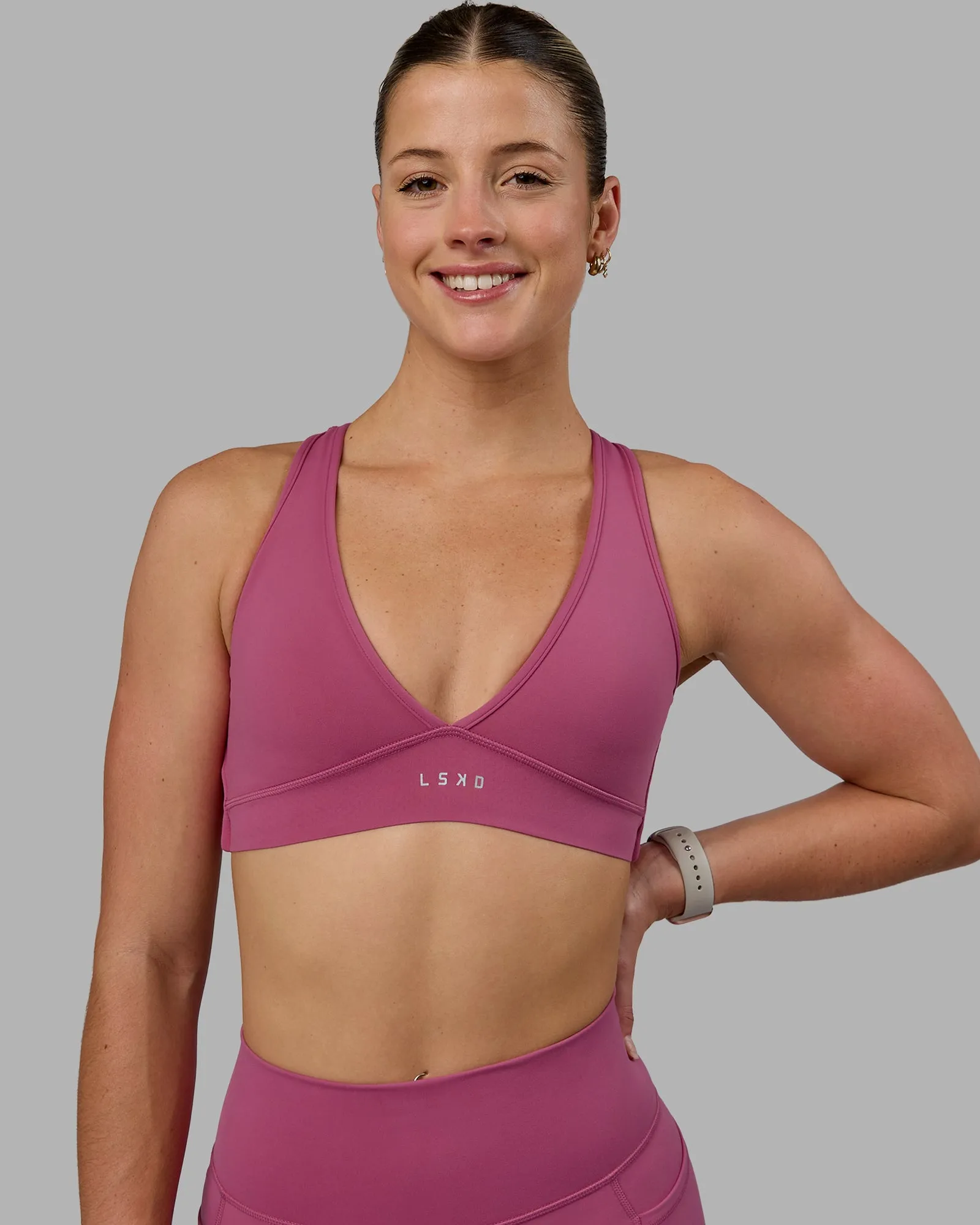 Stamina Sports Bra - Mauve Haze