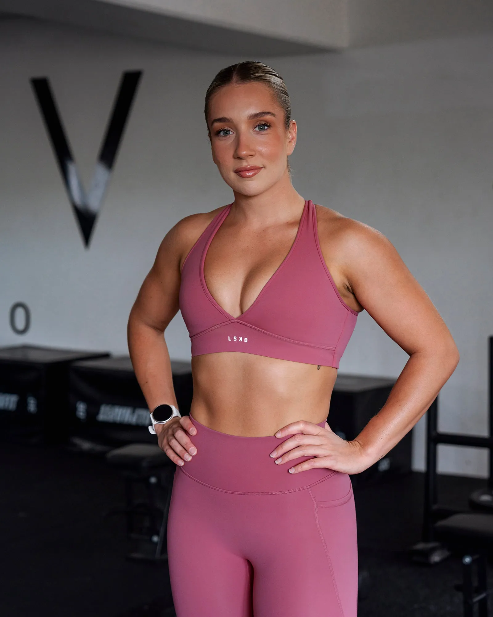 Stamina Sports Bra - Mauve Haze