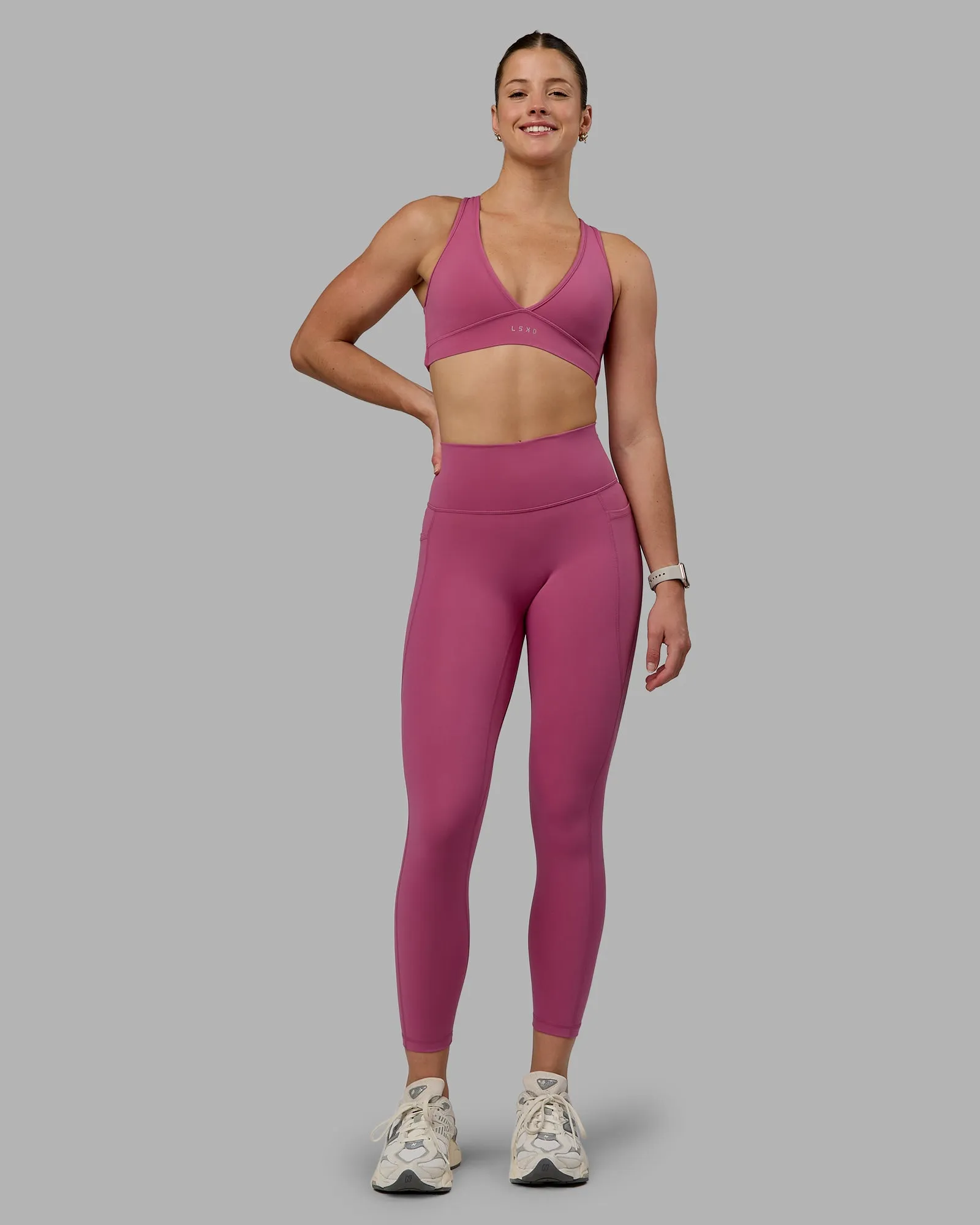 Stamina Sports Bra - Mauve Haze