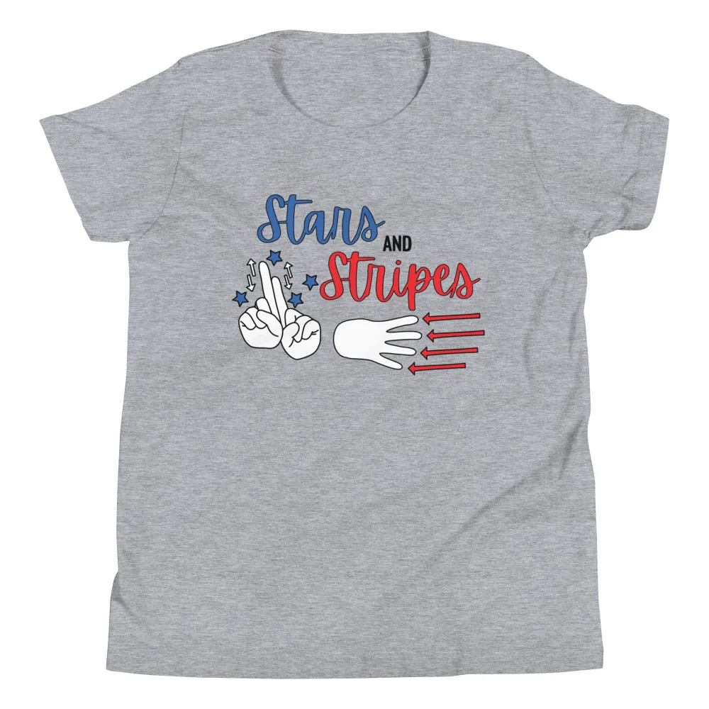 Stars and Stripes (Red, White, & Blue) Youth Tee