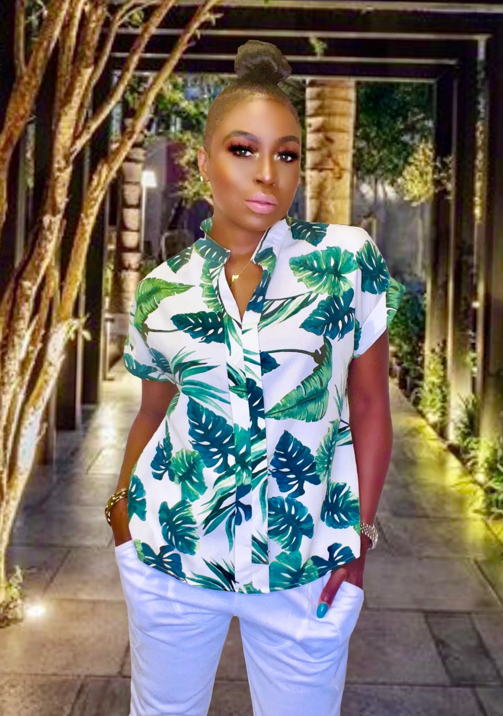 STAY-CATION | TROPICAL TOP