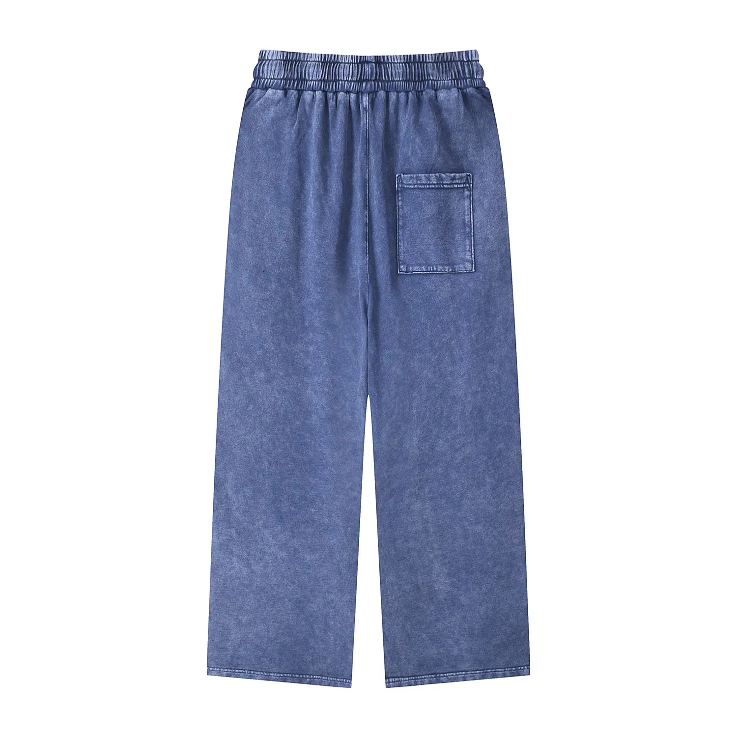 Stone Wash Straight Leg Joggers
