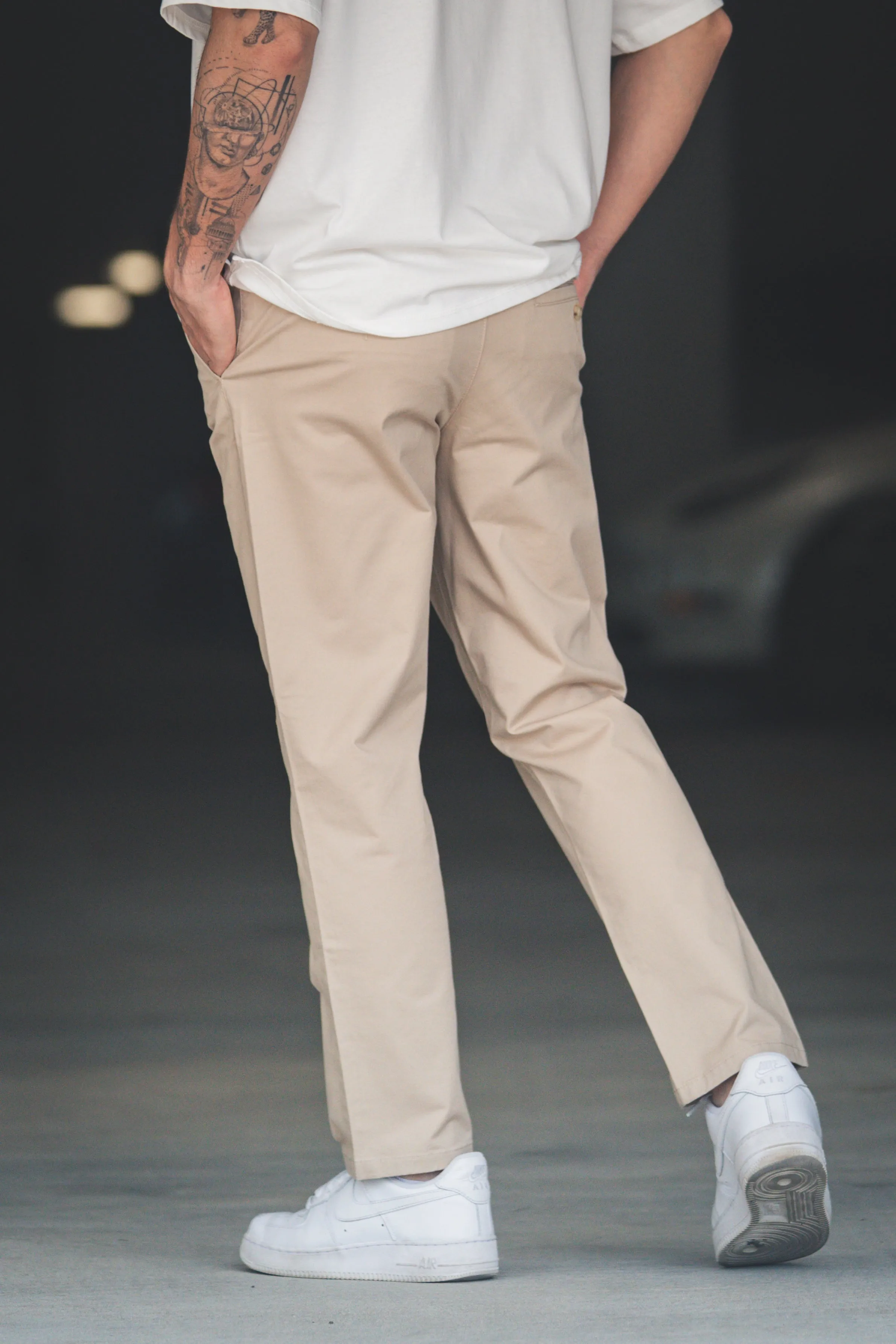 Straight Fit Core Stretch Chino Khaki