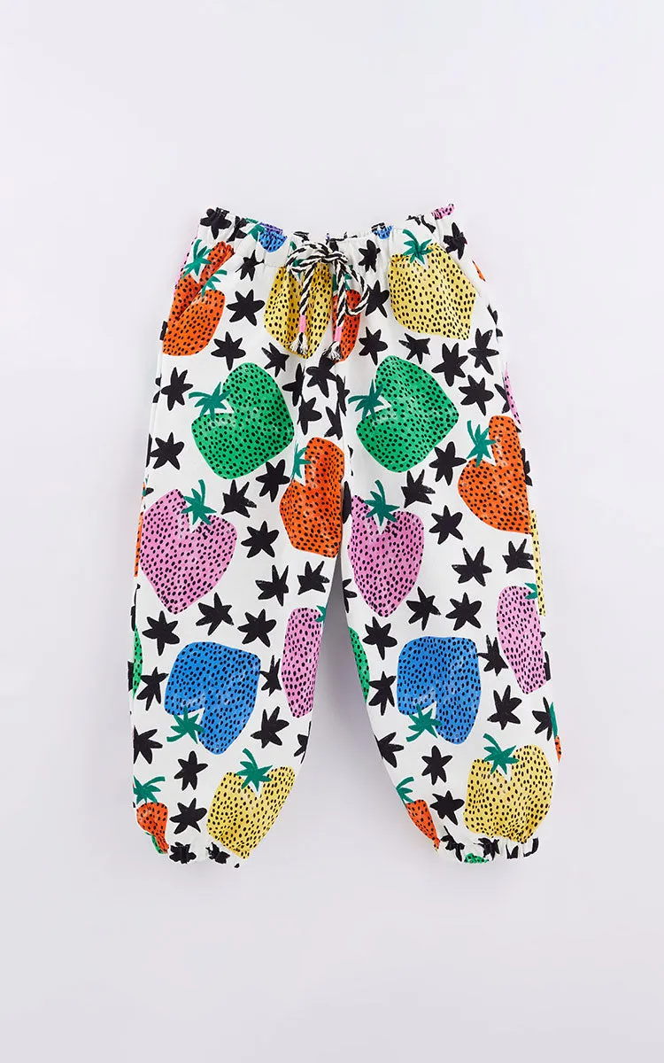 Strawberry Top & Pants Set for Girls - Fabula Farm