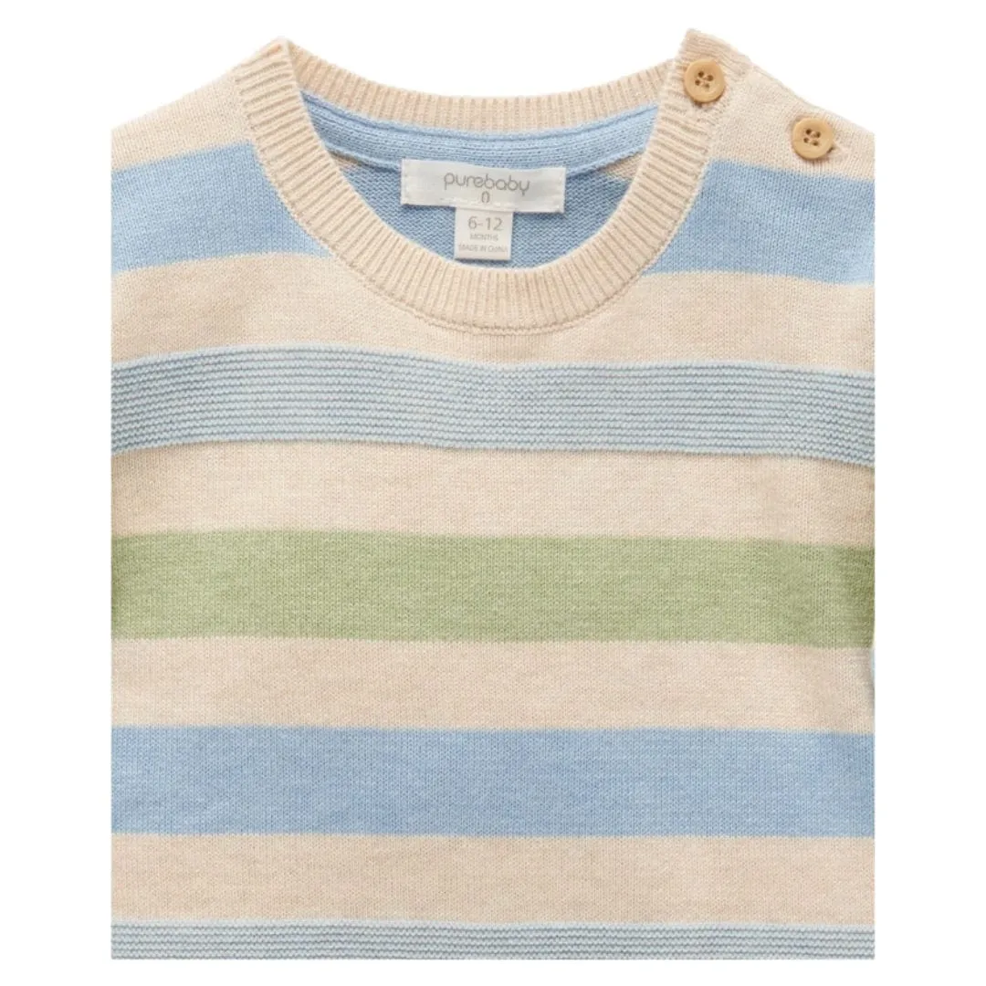 Striped Jumper - Safari
