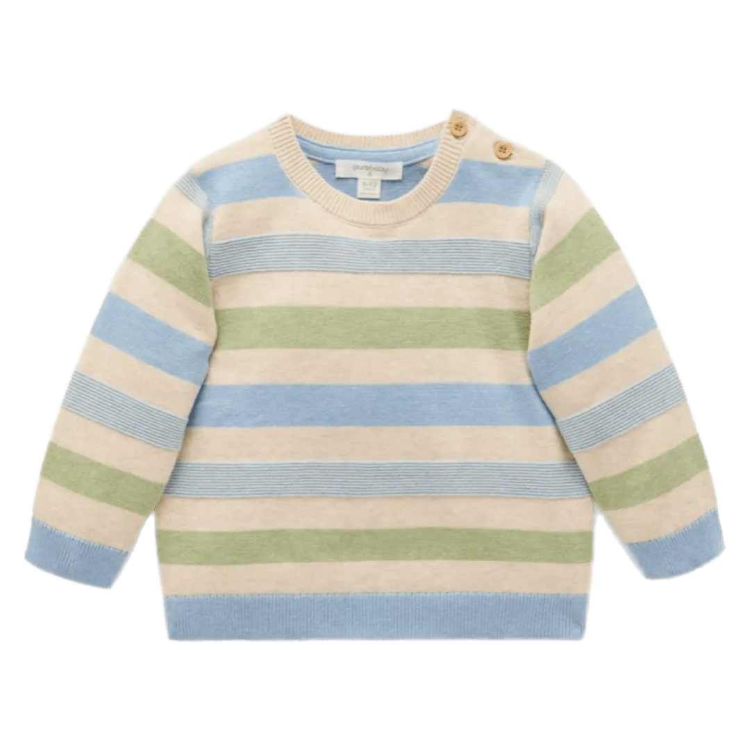 Striped Jumper - Safari