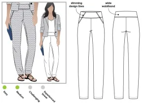 Style Arc Beth Stretch Woven Pant