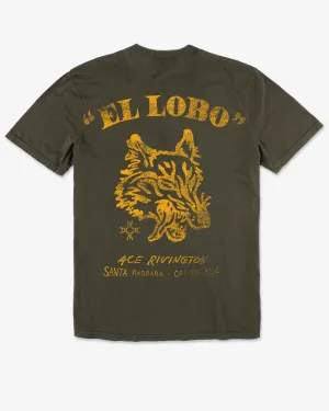 Supima Tee - Crewneck SS - El Lobo Military