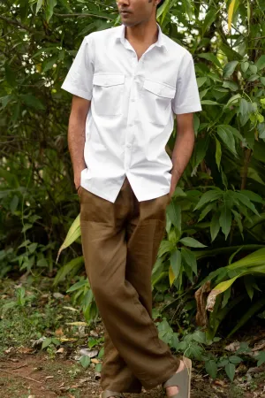 The Egyptian Cotton Double Pocket Shirt | Short Sleeve