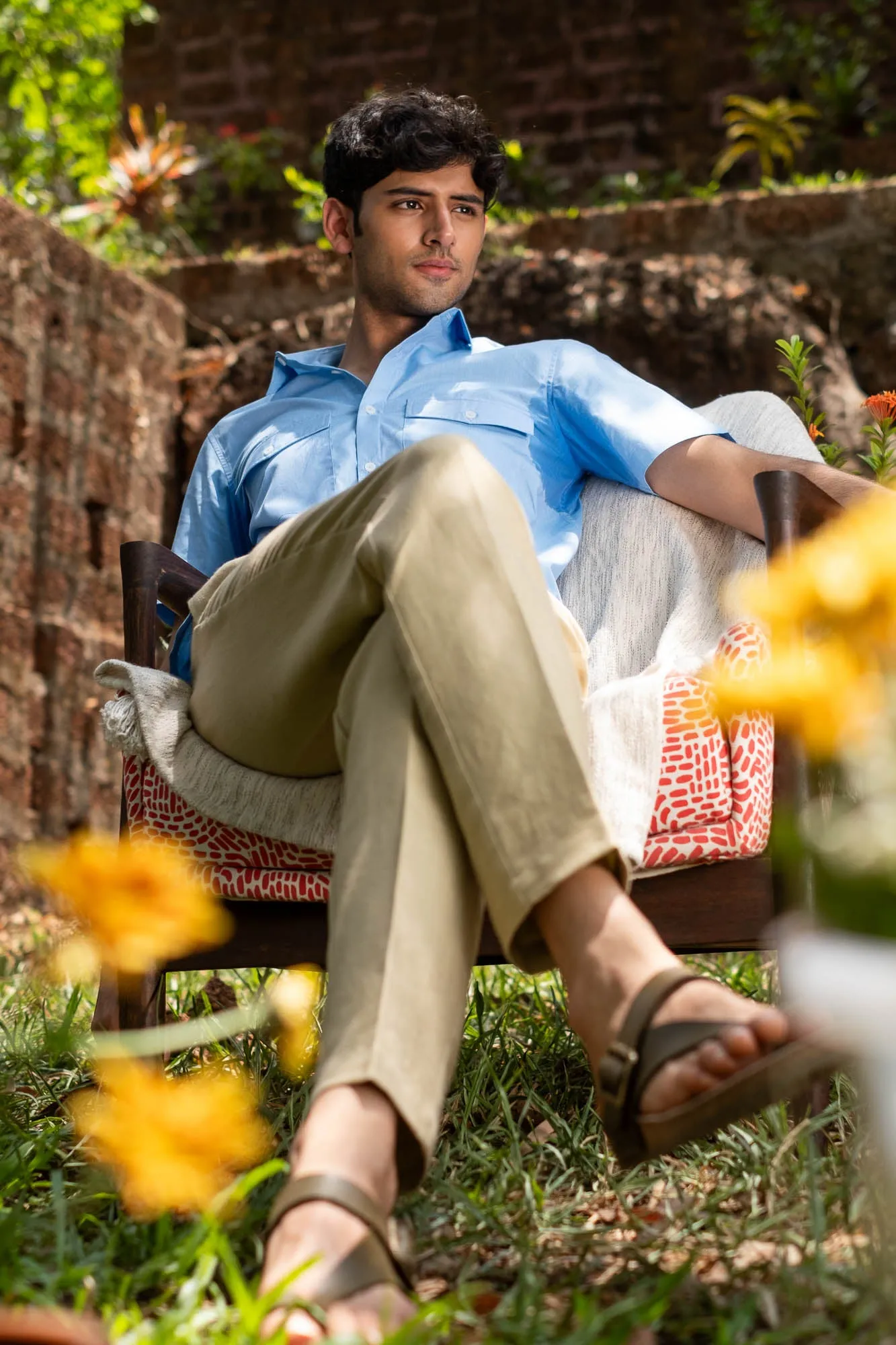 The Egyptian Cotton Double Pocket Shirt | Short Sleeve