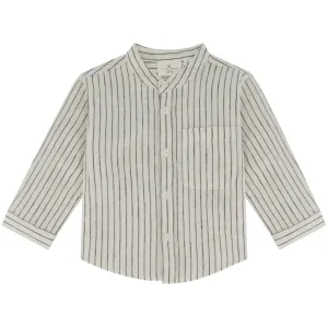 The Jeppe Striped Shirt - Swan - BABY