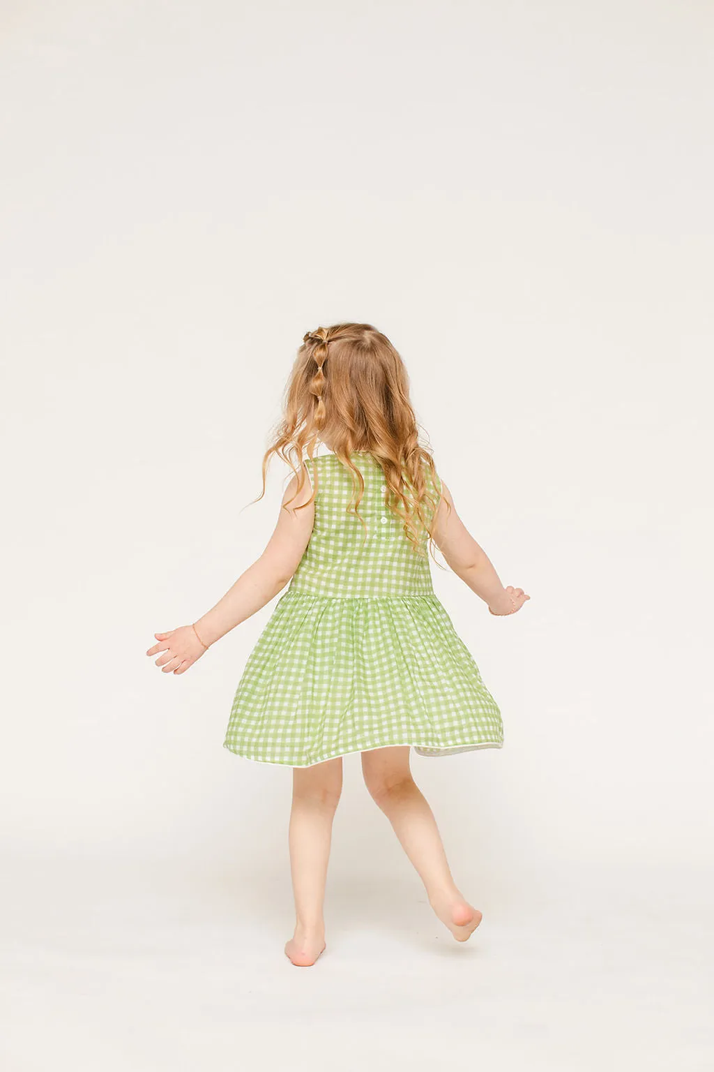 The Sully Dress - Green Gingham