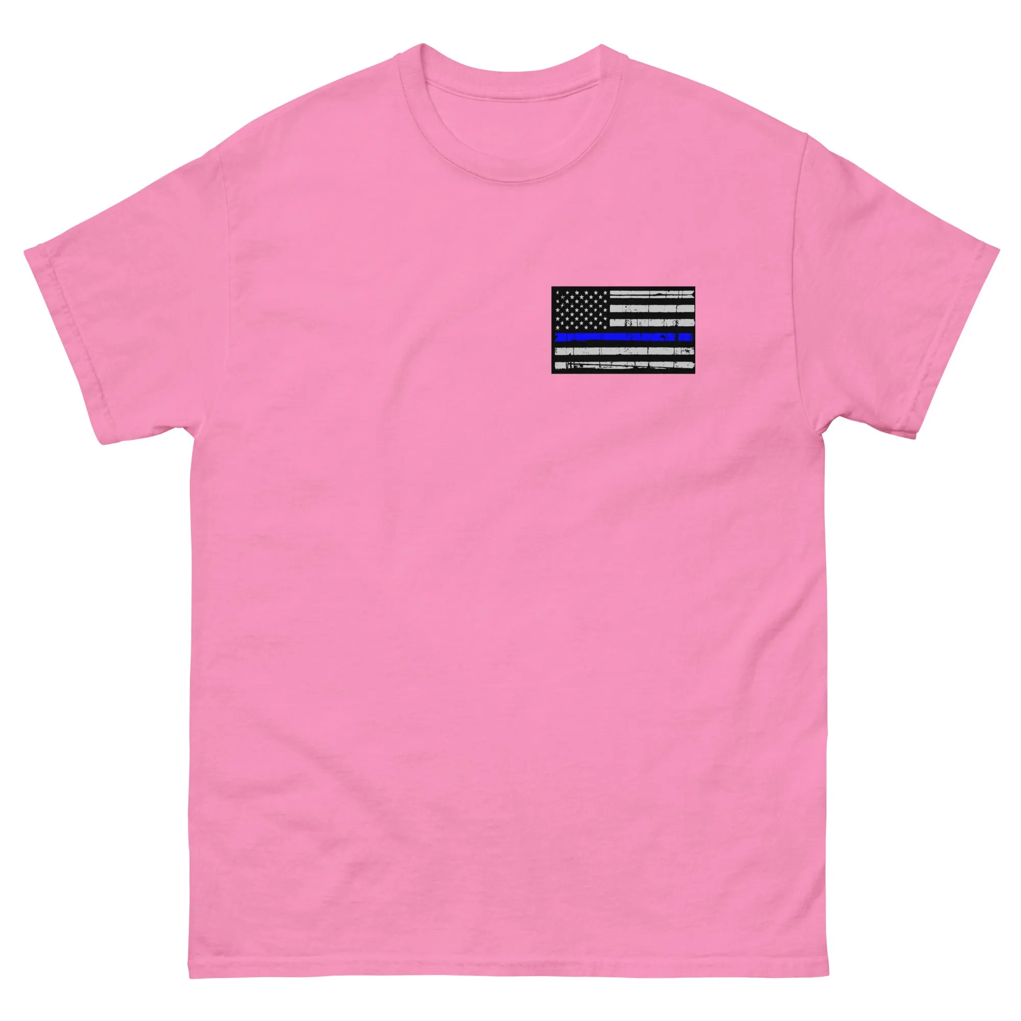 Thin Blue Line Police Badge Retired T-Shirt