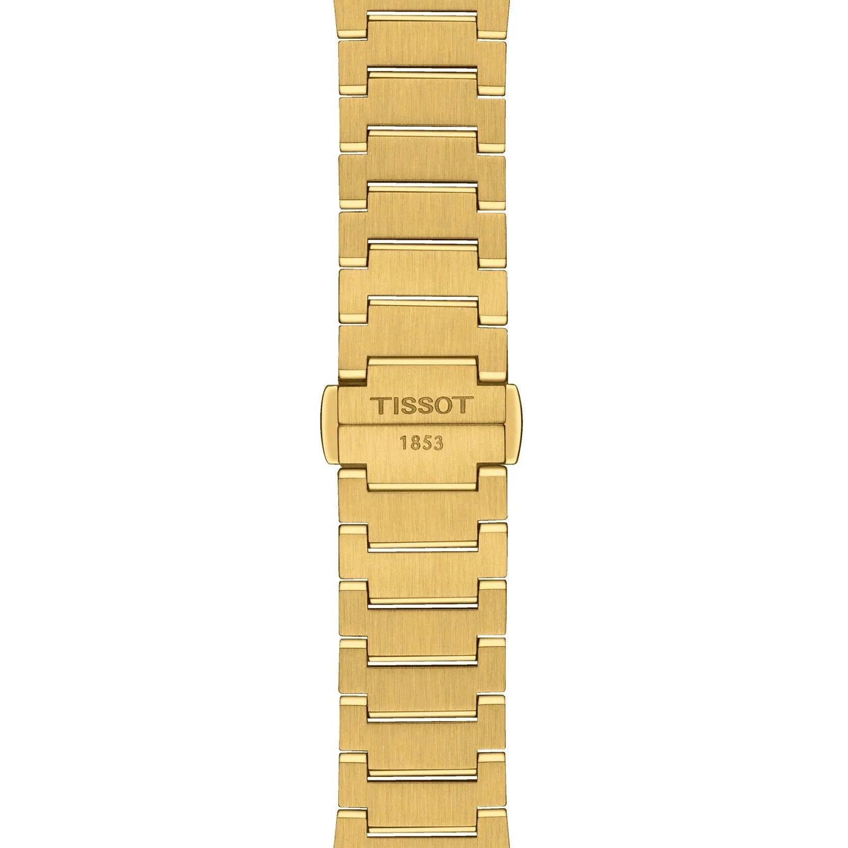 Tissot Clock PRX 35mm Champagne Quartz Steel Finish Pvd Gold Gold T137.210.33.021.00