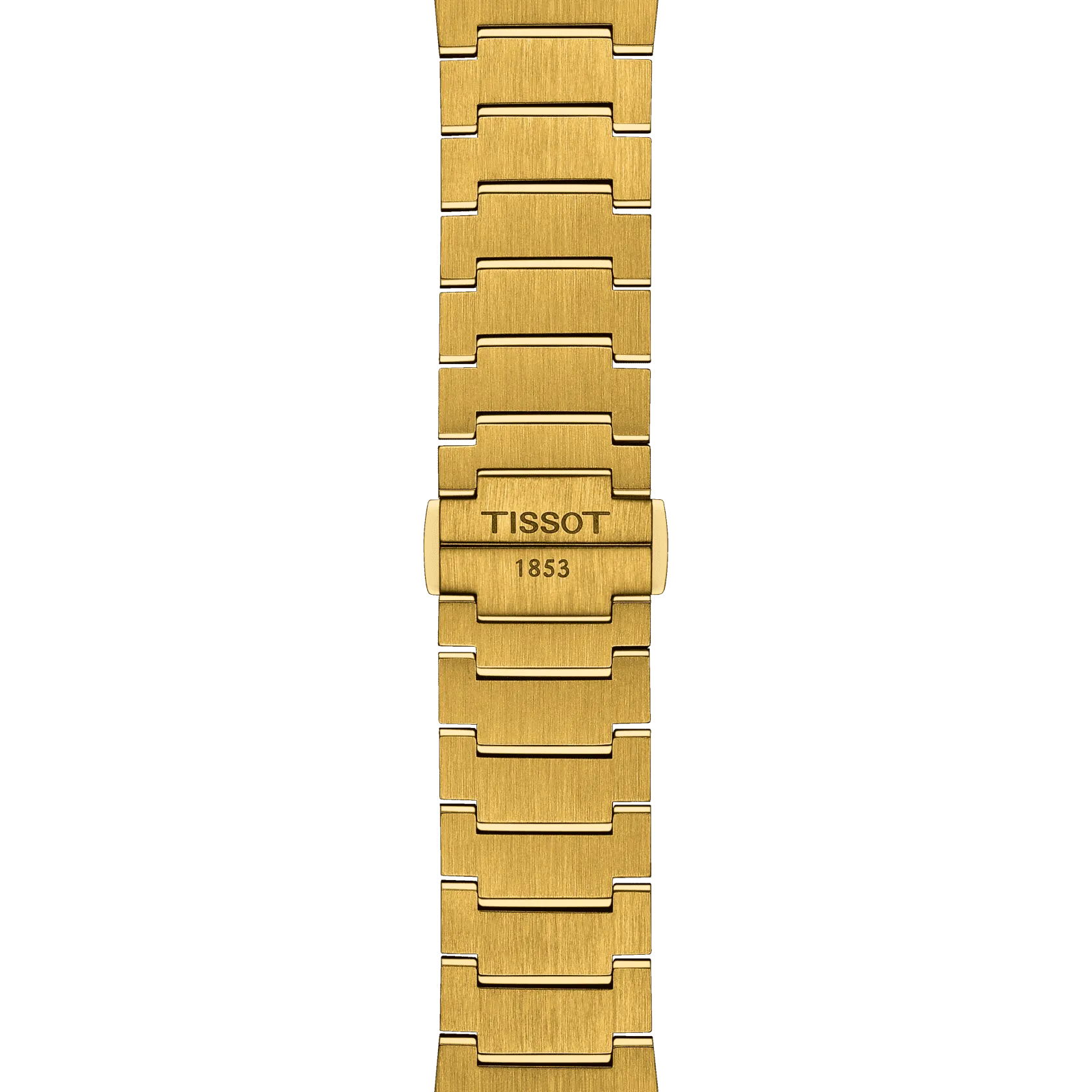 Tissot Clock PRX 39.5mm Champagne Quartz Steel Finish Pvd Gold Gold T137.410.33.021.00
