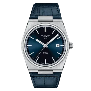Tissot watch prx 39.5mm blue quartz steel t137.410.16.041.00
