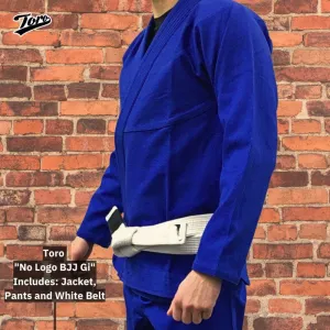 TORO Plain "NO Logo" Blue BJJ Gi - 380 Gram IBJJF Legal
