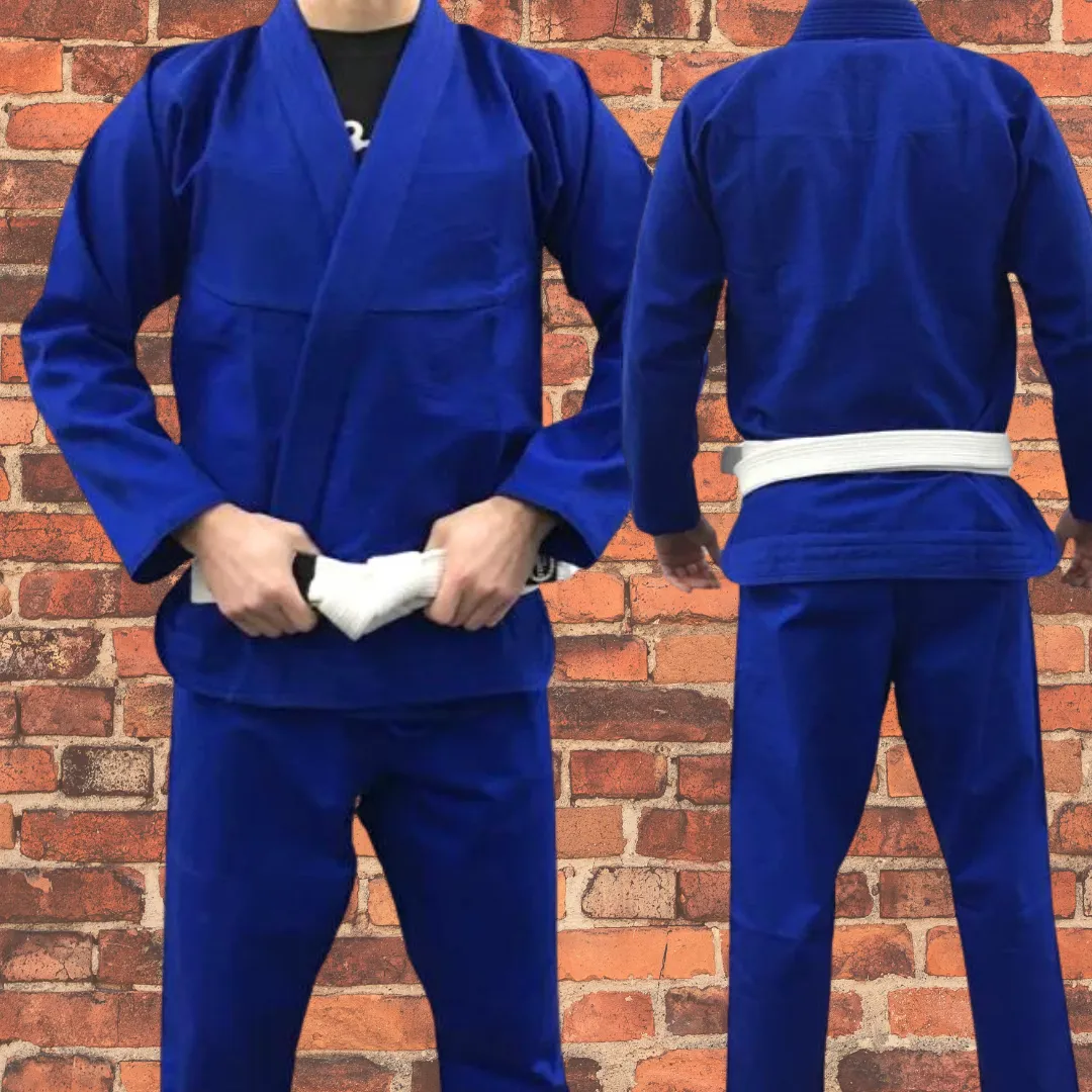 TORO Plain "NO Logo" Blue BJJ Gi - 380 Gram IBJJF Legal