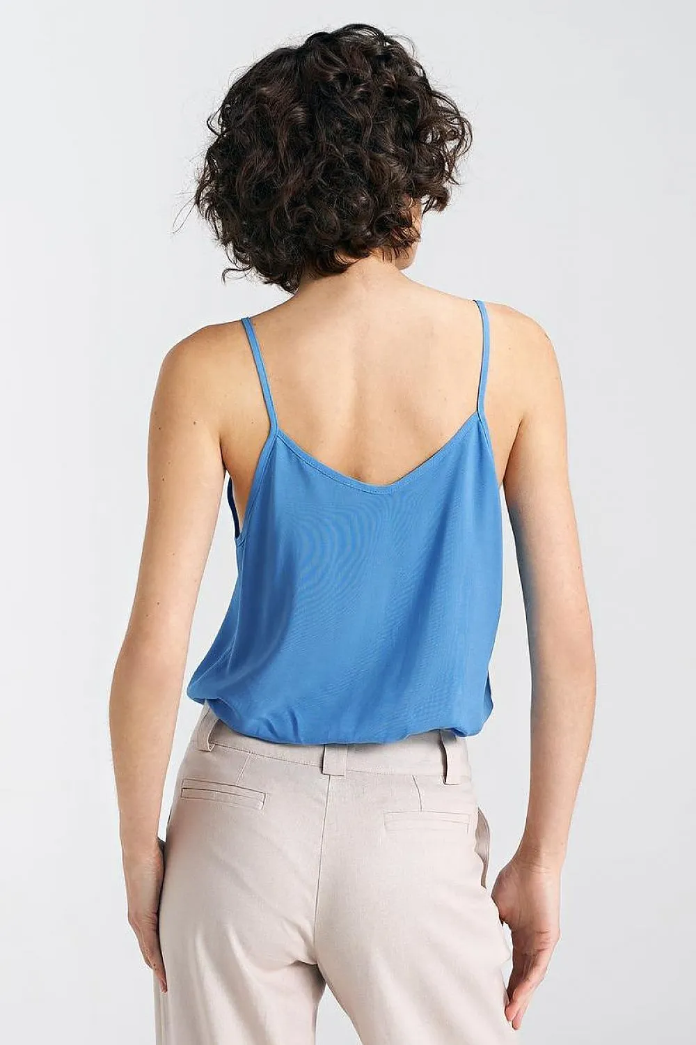 Trimmed Straps Regular-Fit Top
