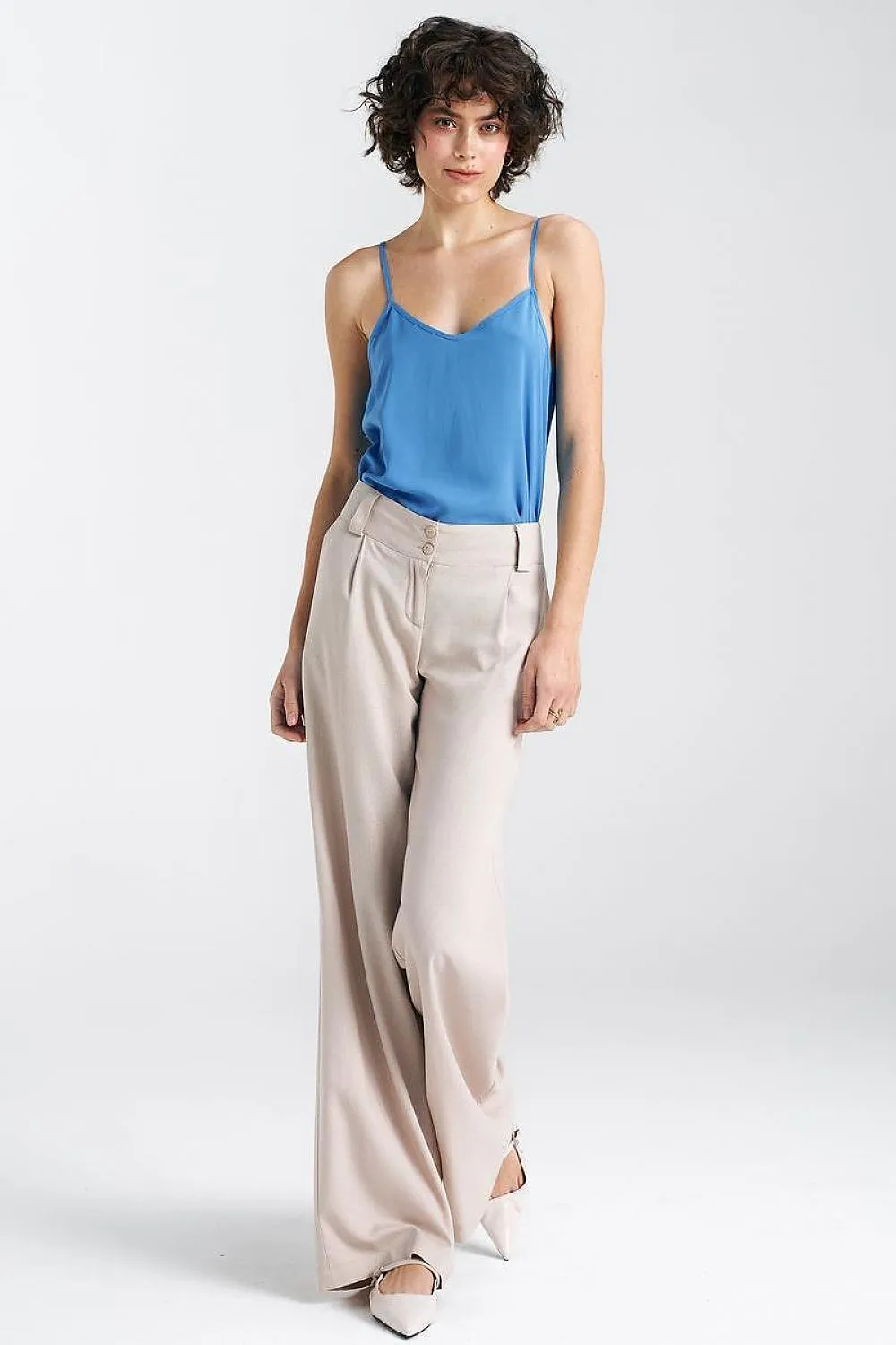 Trimmed Straps Regular-Fit Top