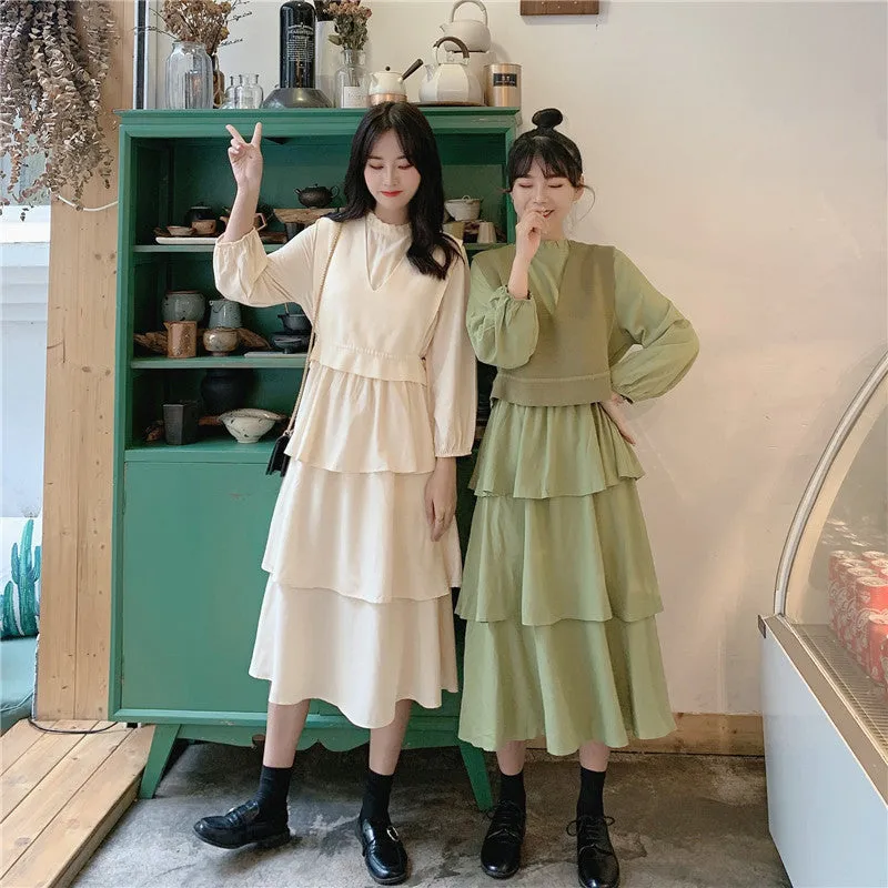Two-piece skirt KF9466