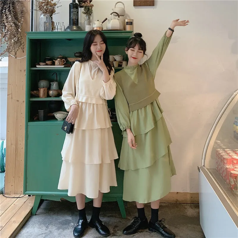 Two-piece skirt KF9466