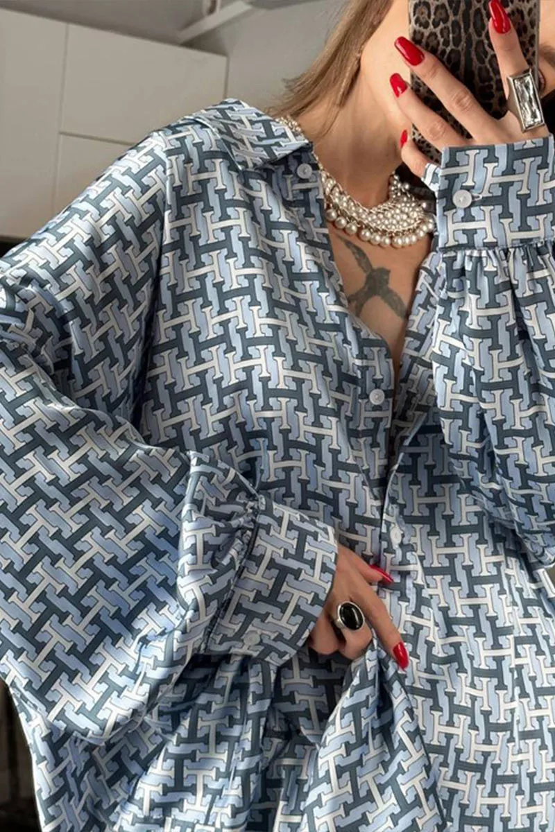 UNF4206 Loose Long Sleeves & Pants Set