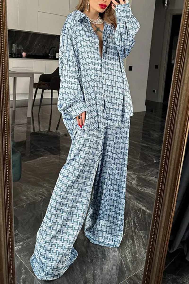 UNF4206 Loose Long Sleeves & Pants Set