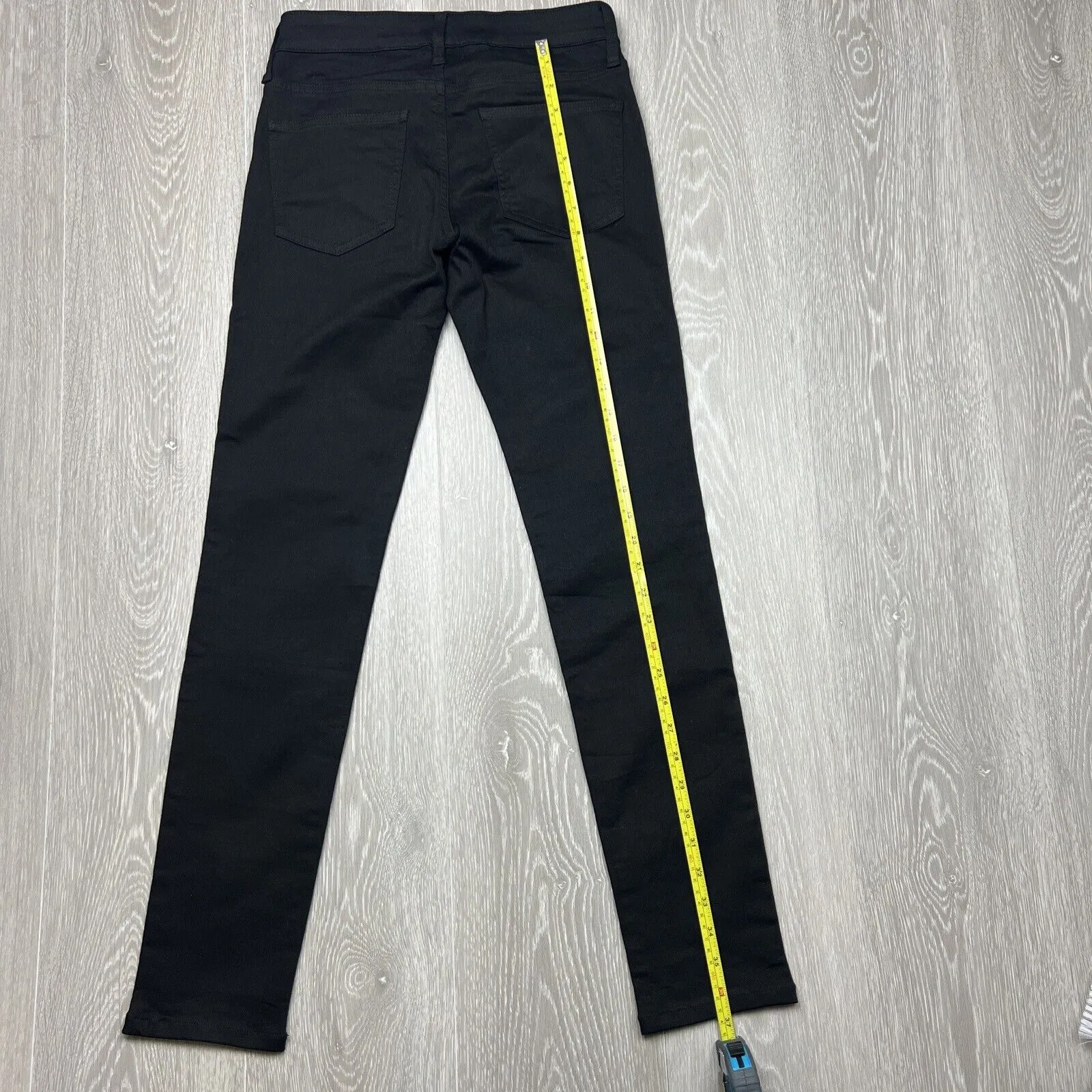 Uniqlo Womens Black Skinny Stretch Jeans Size 25