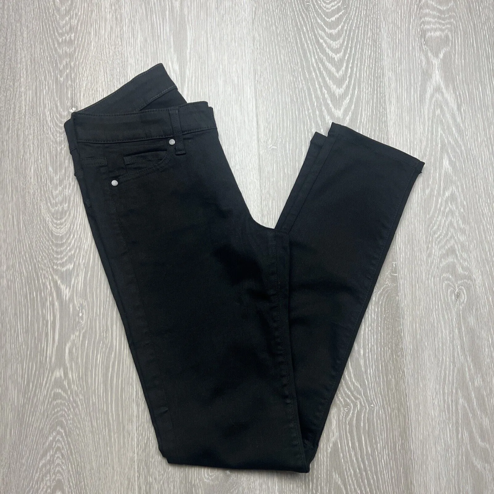Uniqlo Womens Black Skinny Stretch Jeans Size 25