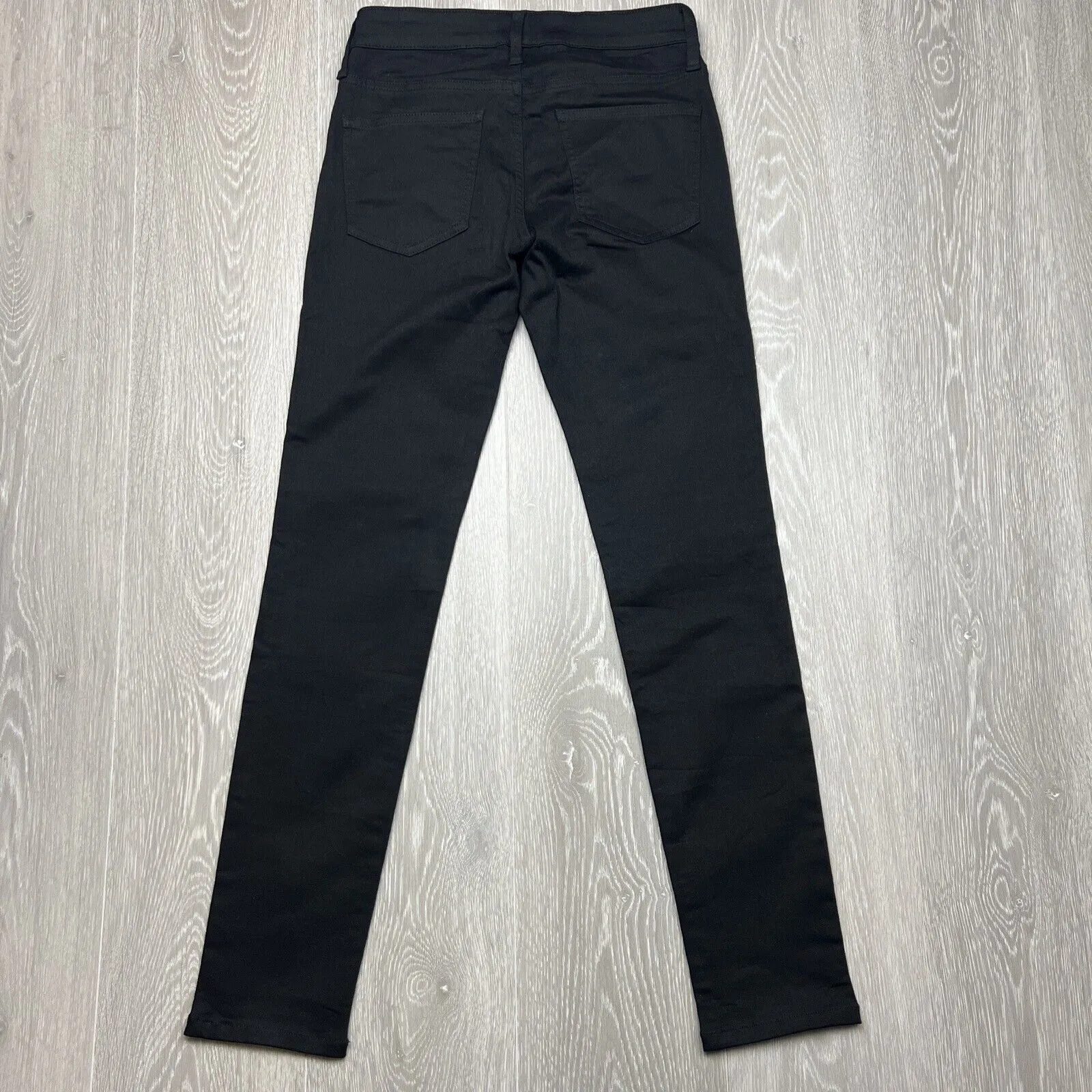 Uniqlo Womens Black Skinny Stretch Jeans Size 25