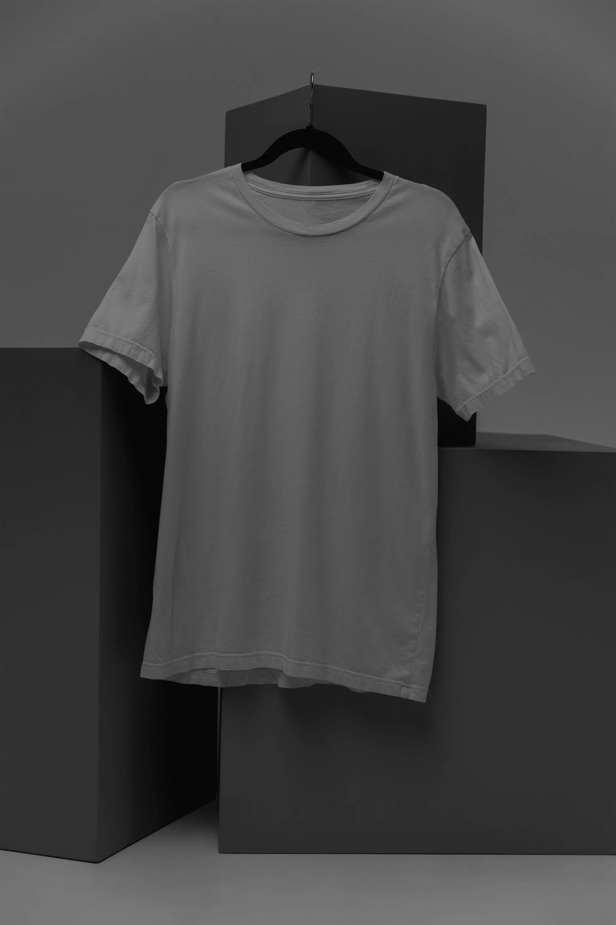 Unisex Cotton Plus Size Crew Neck T-shirts - Unit 3