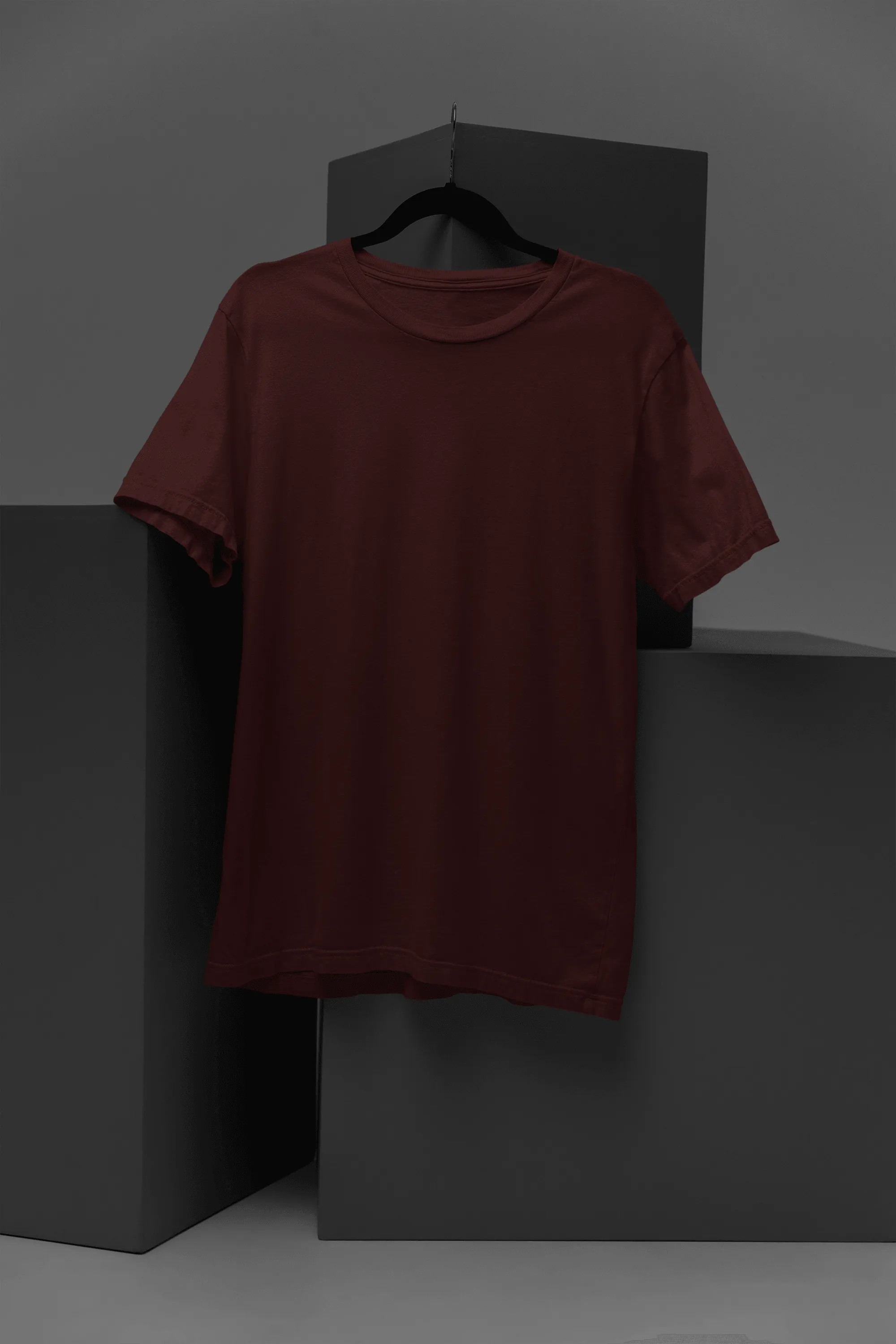 Unisex Cotton Plus Size Crew Neck T-shirts - Unit 3