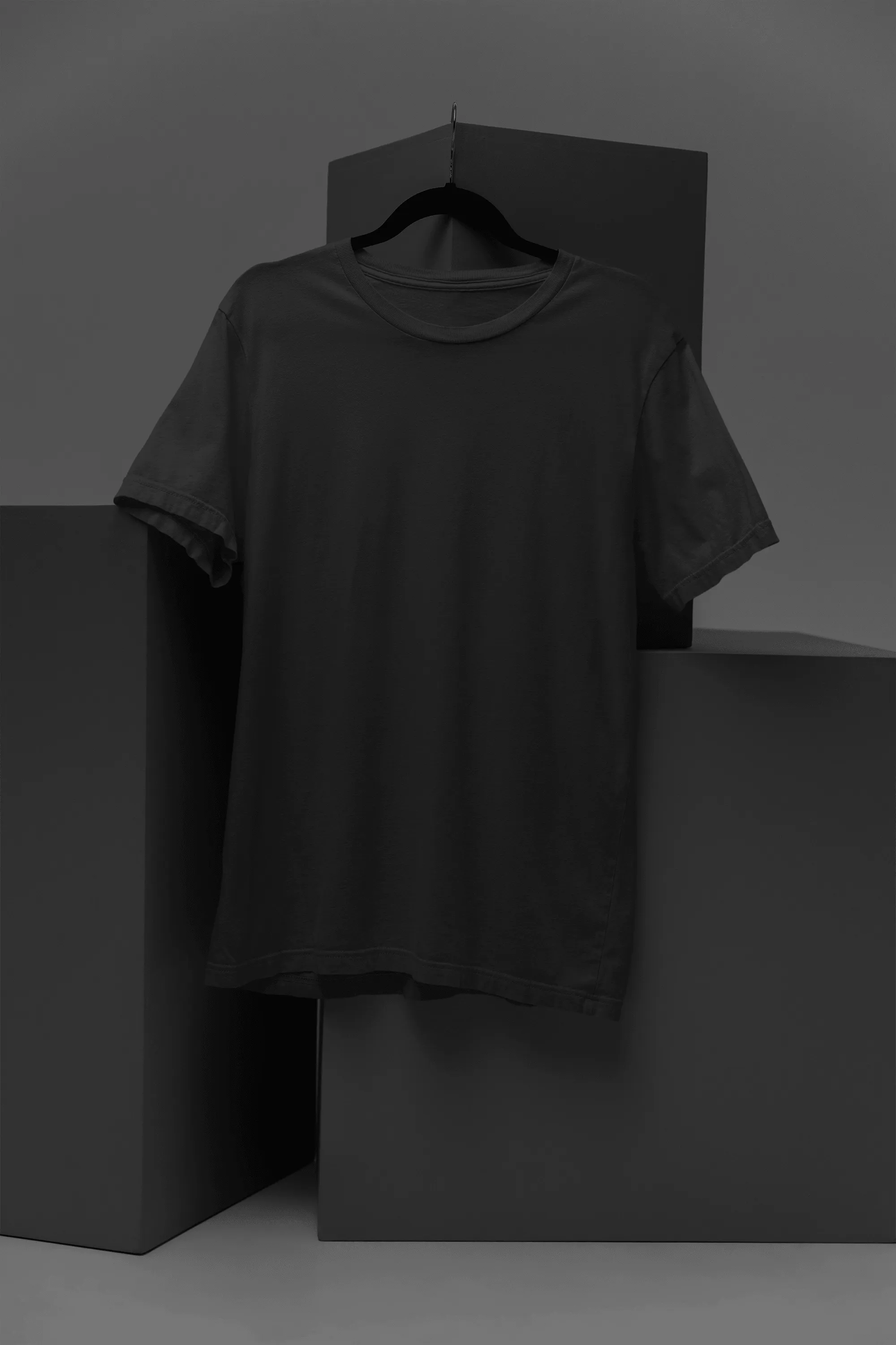 Unisex Cotton Plus Size Crew Neck T-shirts - Unit 3