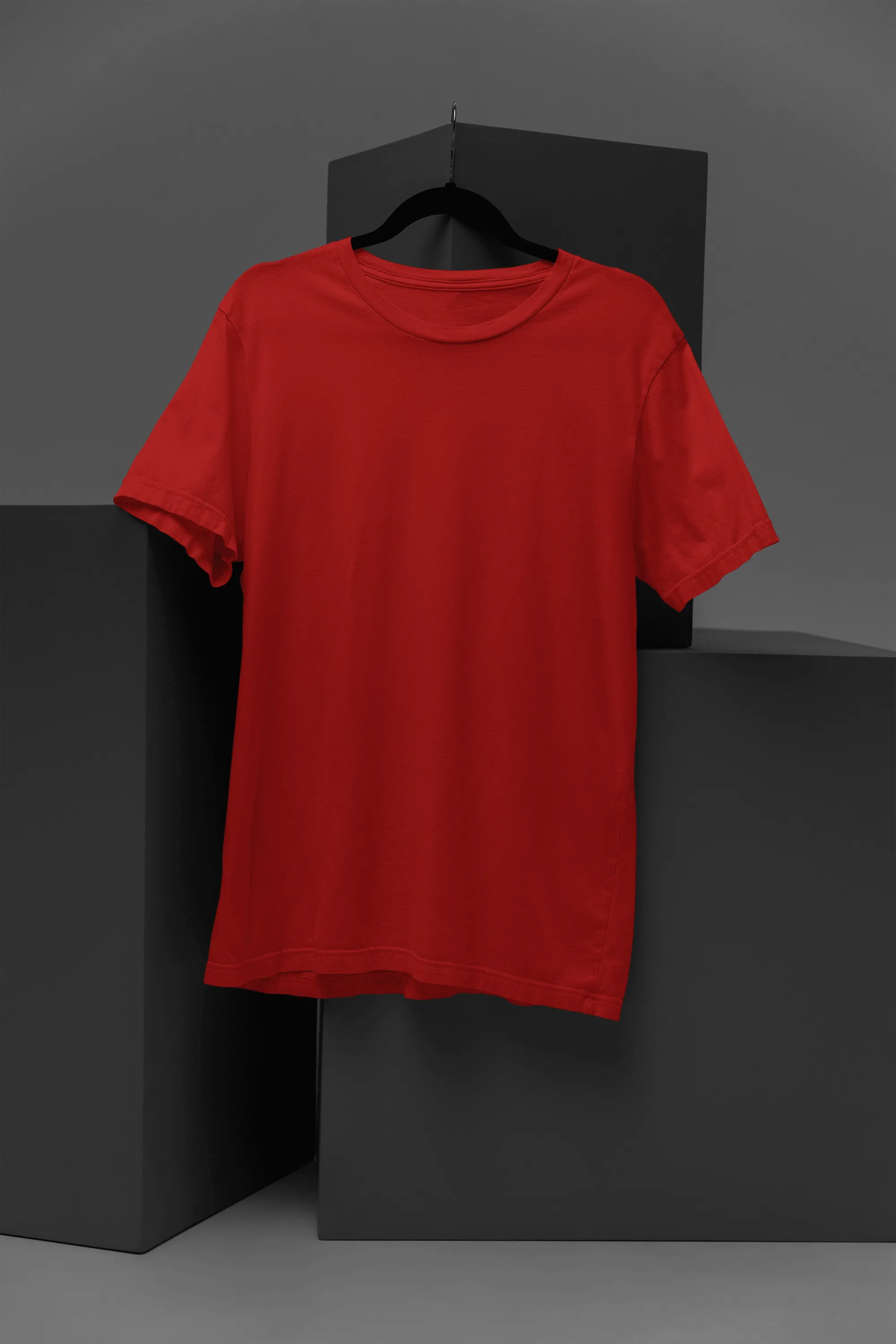 Unisex Cotton Plus Size Crew Neck T-shirts - Unit 3