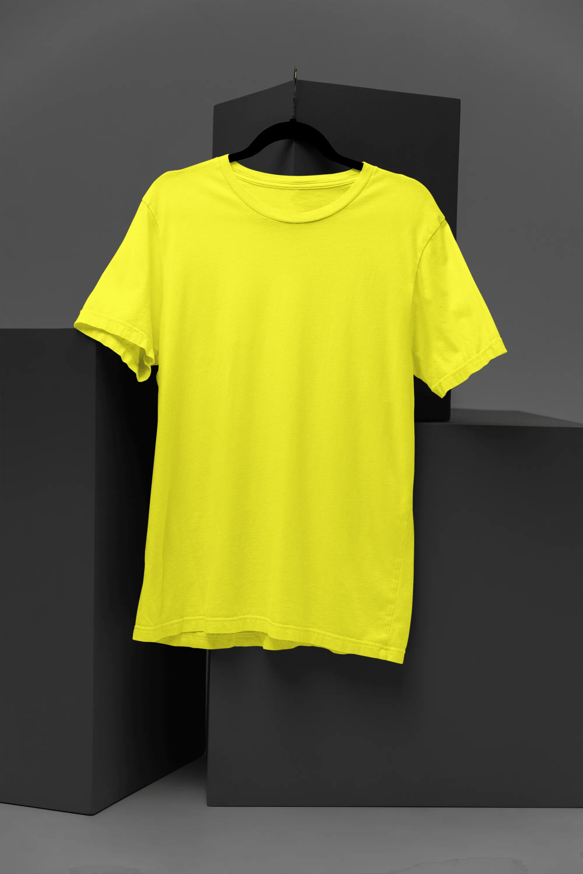 Unisex Cotton Plus Size Crew Neck T-shirts - Unit 3