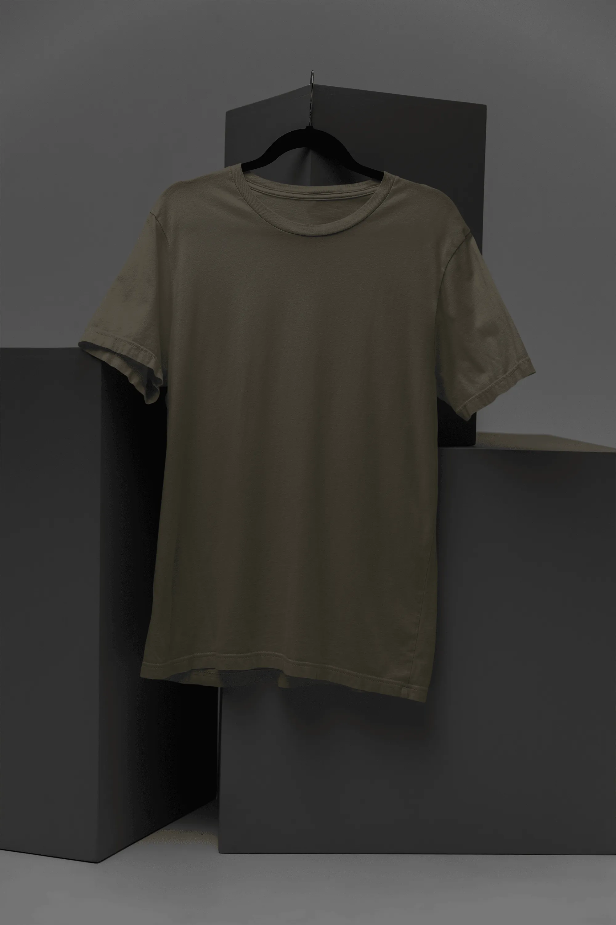 Unisex Cotton Plus Size Crew Neck T-shirts - Unit 3