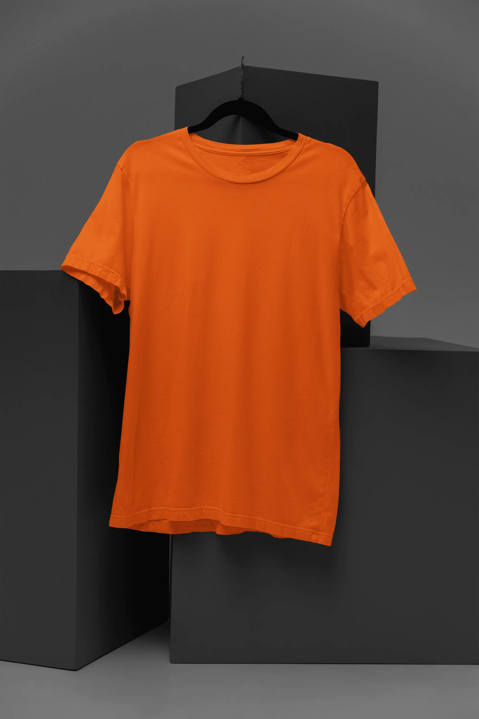 Unisex Cotton Plus Size Crew Neck T-shirts - Unit 3