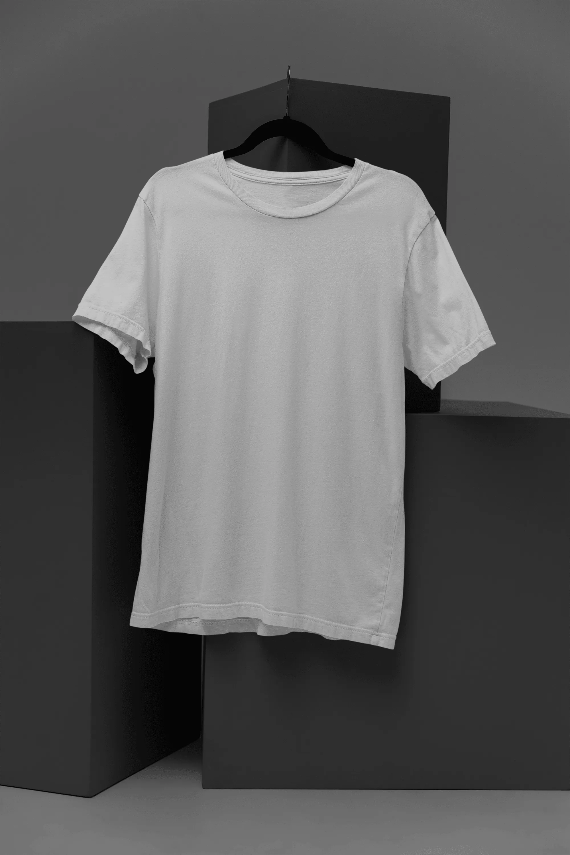 Unisex Cotton Plus Size Crew Neck T-shirts - Unit 3