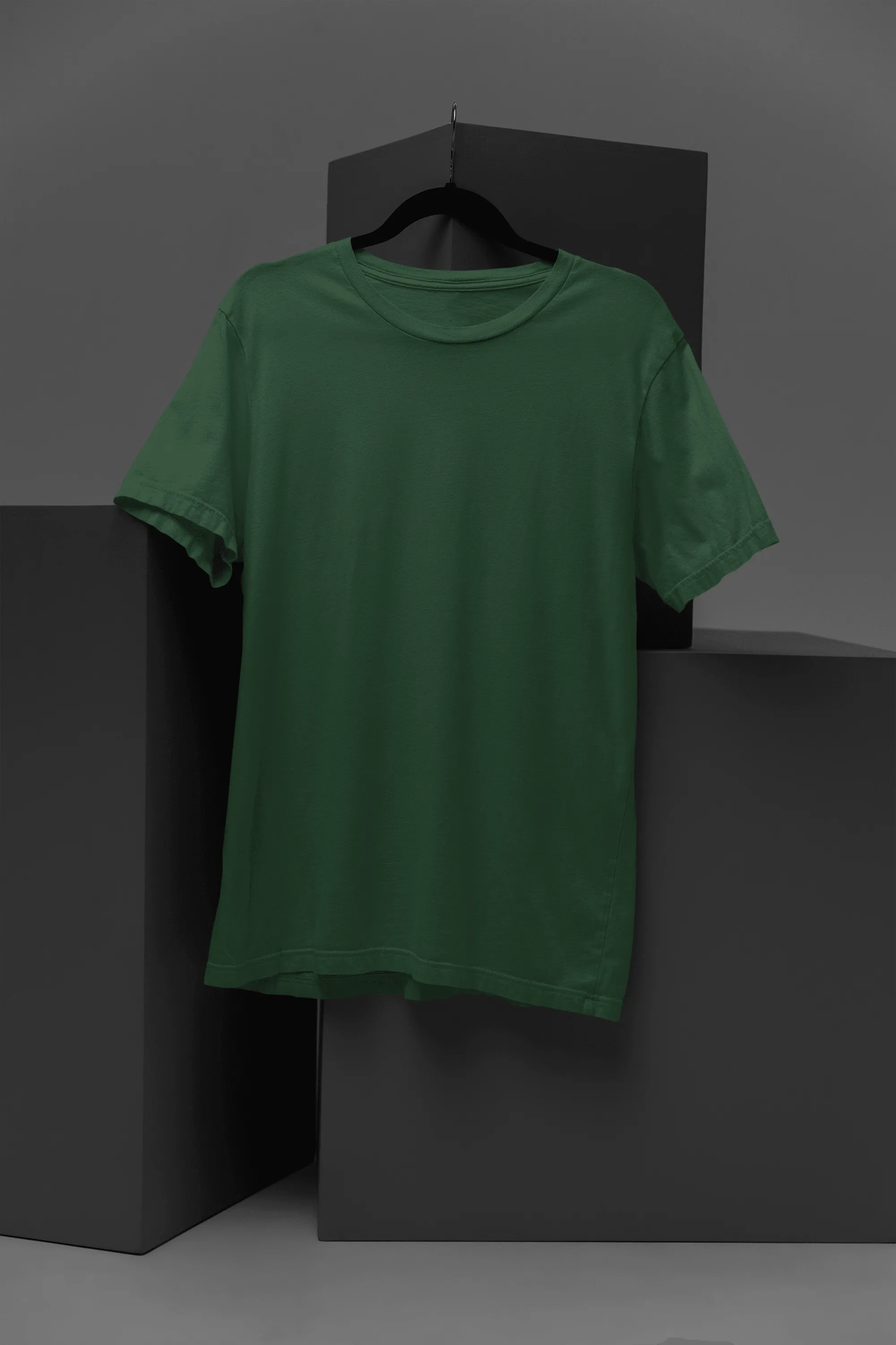 Unisex Cotton Plus Size Crew Neck T-shirts - Unit 3